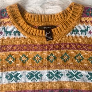 Forever 21 Yellow Sweater